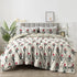 The White Moss Hannah Reversible Print Pinch Pleat Winter Comforter With Pillow Covers